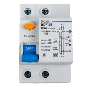 type b rcd for ev charger BDF100